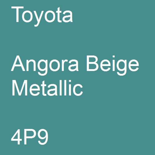 Toyota, Angora Beige Metallic, 4P9.